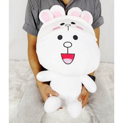 {M'SIA STOCK} EYEMASK LINE FRIEND BROWN/CONY SOFTTOYS/PLUSHTOYS/KIDSTOYS 50CM LINE家族眼罩布朗熊可妮兔娃娃玩具公仔50厘米 Patung Beruang {M'SIA STOCK} EYEMASK LINE FRIEND BROWN/CONY SOFTTOYS/PLUSHTOYS/KIDSTOYS 50CM LINE家族眼罩布朗熊可妮兔娃娃玩具公仔50厘米 Patung Beruang