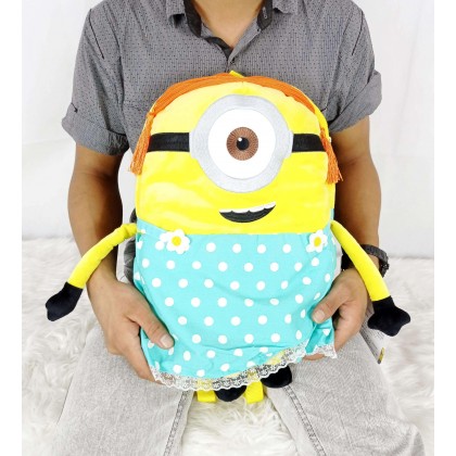 {M'SIA STOCK} MINIONS BACKPACK SOFTTOYS/PLUSHTOYS/KIDSTOYS 50CM 单眼小黄人背包娃娃玩具公仔50厘米 {M'SIA STOCK} MINIONS BACKPACK SOFTTOYS/PLUSHTOYS/KIDSTOYS 50CM 单眼小黄人背包娃娃玩具公仔50厘米