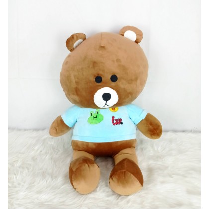 {M'SIA STOCK} LINE BROWN(STRETCH COTTON)SOFTTOYS/PLUSHTOYS/KIDSTOYS 60CM 布朗尼太空棉娃娃玩具公仔60厘米 Patung Beruang {M'SIA STOCK} LINE BROWN(STRETCH COTTON)SOFTTOYS/PLUSHTOYS/KIDSTOYS 60CM 布朗尼太空棉娃娃玩具公仔60厘米 Patung Beruang