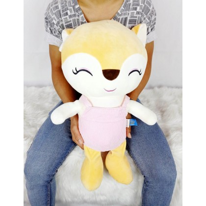 {M'SIA STOCK} DRESSING FOX(STRETCH COTTON)SoftToys/PlushToys/KidsToys 60CM 微笑狐狸娃娃玩具公仔60厘米 Patung Beruang {M'SIA STOCK} DRESSING FOX(STRETCH COTTON)SoftToys/PlushToys/KidsToys 60CM 微笑狐狸娃娃玩具公仔60厘米 Patung Beruang