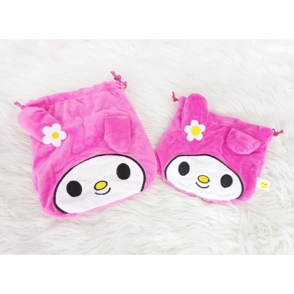 {M'SIA STOCK} Big Size Cartoon Drawstring Pocket Mini Storage Bag Portable 21cm 卡通(大号)抽绳口袋/化妆包学生女可爱收纳包抽绳束口袋7寸 poket tali {M'SIA STOCK} Big Size Cartoon Drawstring Pocket Mini Storage Bag Portable 21cm 卡通(大号)抽绳口袋/化妆包学生女可爱收纳包抽绳束口袋7寸 poket tali