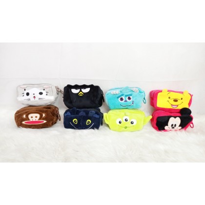 {M'SIA STOCK} Cartoon BIG ZIPPER Pencil Box SOFT TOYS/PLUSH TOYS/KIDS TOYS 7INCH 21CM 精美卡通大拉链铅笔盒娃娃玩具公仔 Patung Beruang {M'SIA STOCK} Cartoon BIG ZIPPER Pencil Box SOFT TOYS/PLUSH TOYS/KIDS TOYS 7INCH 21CM 精美卡通大拉链铅笔盒娃娃玩具公仔 Patung Beruang