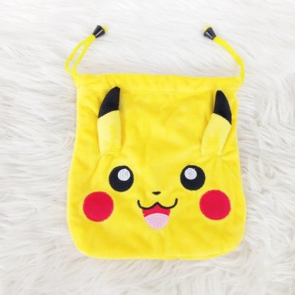{READY STOCK} Mini Storage Bag Portable Pokemon Drawstring Pocket 21cm 大号宝可梦抽绳口袋 7寸Poket Tali {READY STOCK} Mini Storage Bag Portable Pokemon Drawstring Pocket 21cm 大号宝可梦抽绳口袋 7寸Poket Tali