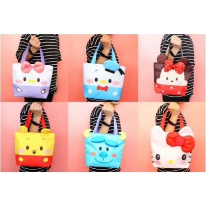 {READY STOCK} CARTOON SMALL HANDY BAG 21cm 7inch 卡通手拿包手提帆布袋小拎包便当袋 7寸Beg Shopping {READY STOCK} CARTOON SMALL HANDY BAG 21cm 7inch 卡通手拿包手提帆布袋小拎包便当袋 7寸Beg Shopping