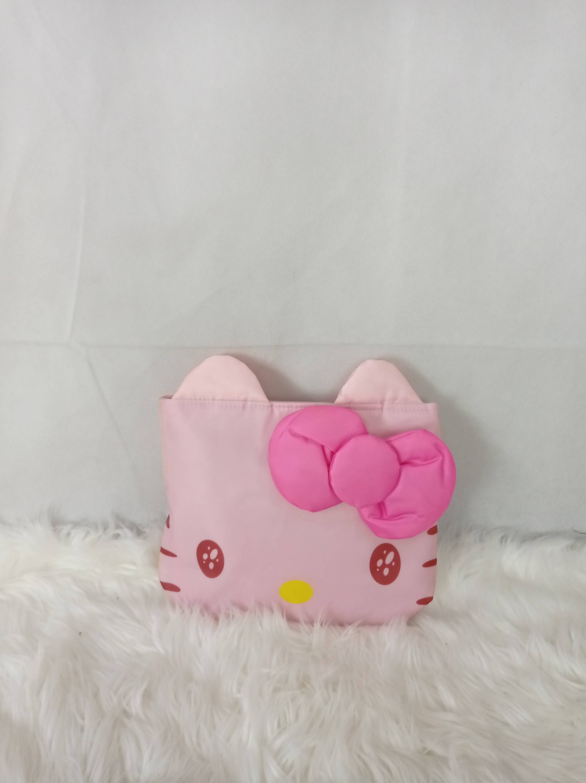 {READY STOCK} CARTOON SMALL HANDY BAG 21cm 7inch 卡通手拿包手提帆布袋小拎包便当袋 7寸Beg ...