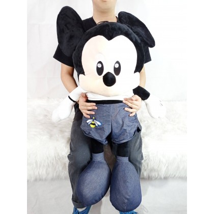 Disney Jeans Couple Mickey/Minnie SOFTTOYS/PLUSHTOYS/KIDSTOYS/DOLL 90CM 牛仔米奇米妮娃娃玩具公仔90厘米 Anak Patung Disney Jeans Couple Mickey/Minnie SOFTTOYS/PLUSHTOYS/KIDSTOYS/DOLL 90CM 牛仔米奇米妮娃娃玩具公仔90厘米 Anak Patung
