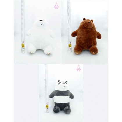 WE BARE BEAR SOFTTOYS/PLUSHTOYS/KIDSTOYS/DOLL 25-35CM 咱们裸熊/坐三只熊娃娃玩具公仔25厘米-35厘米 WE BARE BEAR SOFTTOYS/PLUSHTOYS/KIDSTOYS/DOLL 25-35CM 咱们裸熊/坐三只熊娃娃玩具公仔25厘米-35厘米
