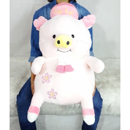 {M'SIA STOCK} PIG LULU(STRETCH COTTON) SOFTTOYS/PLUSHTOYS/KIDSTOYS/DOLL 50CM 露露豬娃娃玩具公仔50厘米 Anak Patung {M'SIA STOCK} PIG LULU(STRETCH COTTON) SOFTTOYS/PLUSHTOYS/KIDSTOYS/DOLL 50CM 露露豬娃娃玩具公仔50厘米 Anak Patung