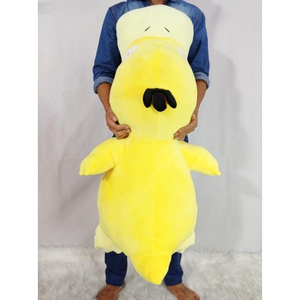 PSYDUCK (STRETCH COTTON) SOFTTOYS/PLUSHTOYS/KIDSTOYS/DOLL 80CM 趴姿可达鸭(太空棉)娃娃玩具公仔80厘米 PSYDUCK (STRETCH COTTON) SOFTTOYS/PLUSHTOYS/KIDSTOYS/DOLL 80CM 趴姿可达鸭(太空棉)娃娃玩具公仔80厘米