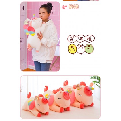 {READY STOCK} Unicorn(Stretch Cotton)SoftToys/PlushToys/KidsToys 120cm 趴姿太空棉独角马娃娃玩具公仔120厘米 Patung Beruang {READY STOCK} Unicorn(Stretch Cotton)SoftToys/PlushToys/KidsToys 120cm 趴姿太空棉独角马娃娃玩具公仔120厘米 Patung Beruang