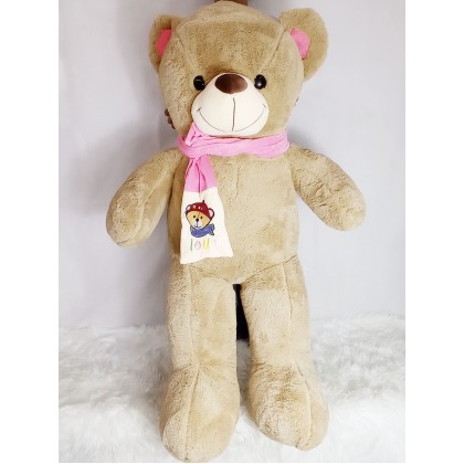 {M'SIA STOCK} Love Scarf Teddy Bear SOFTTOYS/PLUSHTOYS/KIDSTOYS/DOLL 130CM 爱心围巾泰迪熊娃娃玩具公仔130厘米 Anak Patung {M'SIA STOCK} Love Scarf Teddy Bear SOFTTOYS/PLUSHTOYS/KIDSTOYS/DOLL 130CM 爱心围巾泰迪熊娃娃玩具公仔130厘米 Anak Patung