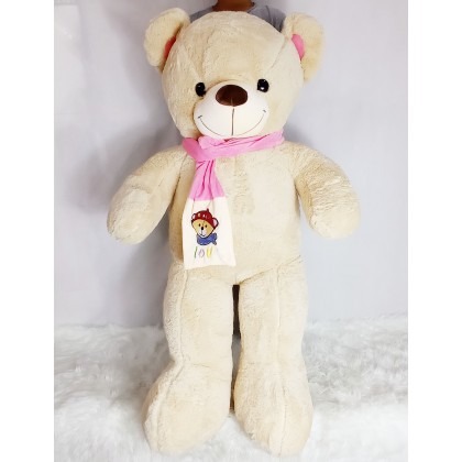 {M'SIA STOCK} Love Scarf Teddy Bear SOFTTOYS/PLUSHTOYS/KIDSTOYS/DOLL 130CM 爱心围巾泰迪熊娃娃玩具公仔130厘米 Anak Patung {M'SIA STOCK} Love Scarf Teddy Bear SOFTTOYS/PLUSHTOYS/KIDSTOYS/DOLL 130CM 爱心围巾泰迪熊娃娃玩具公仔130厘米 Anak Patung