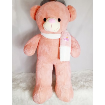 {M'SIA STOCK} Love Scarf Teddy Bear SOFTTOYS/PLUSHTOYS/KIDSTOYS/DOLL 130CM 爱心围巾泰迪熊娃娃玩具公仔130厘米 Anak Patung {M'SIA STOCK} Love Scarf Teddy Bear SOFTTOYS/PLUSHTOYS/KIDSTOYS/DOLL 130CM 爱心围巾泰迪熊娃娃玩具公仔130厘米 Anak Patung