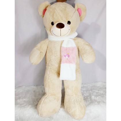 {M'SIA STOCK} Love Scarf Teddy Bear SOFTTOYS/PLUSHTOYS/KIDSTOYS/DOLL 130CM 爱心围巾泰迪熊娃娃玩具公仔130厘米 Anak Patung {M'SIA STOCK} Love Scarf Teddy Bear SOFTTOYS/PLUSHTOYS/KIDSTOYS/DOLL 130CM 爱心围巾泰迪熊娃娃玩具公仔130厘米 Anak Patung