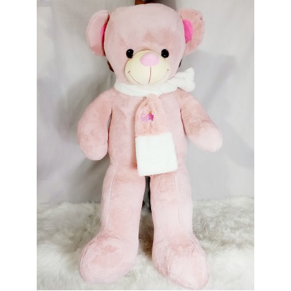 {M'SIA STOCK} Love Scarf Teddy Bear SOFTTOYS/PLUSHTOYS/KIDSTOYS/DOLL 130CM 爱心围巾泰迪熊娃娃玩具公仔130厘米 Anak Patung {M'SIA STOCK} Love Scarf Teddy Bear SOFTTOYS/PLUSHTOYS/KIDSTOYS/DOLL 130CM 爱心围巾泰迪熊娃娃玩具公仔130厘米 Anak Patung