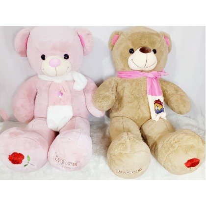 {M'SIA STOCK} Love Scarf Teddy Bear SOFTTOYS/PLUSHTOYS/KIDSTOYS/DOLL 130CM 爱心围巾泰迪熊娃娃玩具公仔130厘米 Anak Patung {M'SIA STOCK} Love Scarf Teddy Bear SOFTTOYS/PLUSHTOYS/KIDSTOYS/DOLL 130CM 爱心围巾泰迪熊娃娃玩具公仔130厘米 Anak Patung