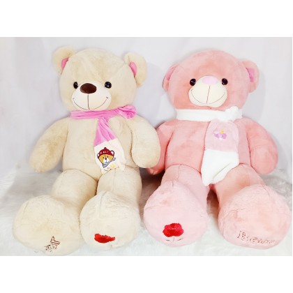 {M'SIA STOCK} Love Scarf Teddy Bear SOFTTOYS/PLUSHTOYS/KIDSTOYS/DOLL 130CM 爱心围巾泰迪熊娃娃玩具公仔130厘米 Anak Patung {M'SIA STOCK} Love Scarf Teddy Bear SOFTTOYS/PLUSHTOYS/KIDSTOYS/DOLL 130CM 爱心围巾泰迪熊娃娃玩具公仔130厘米 Anak Patung