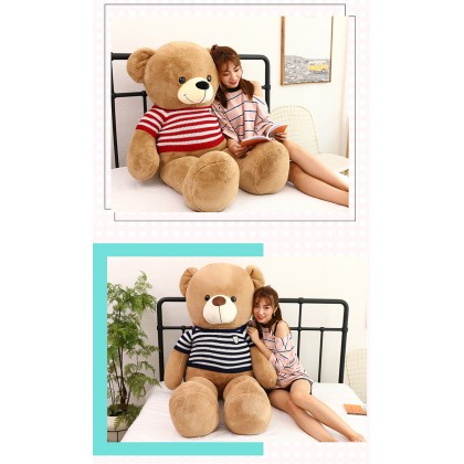 {M'SIA STOCK} Giant Dress Teddy Bear SOFTTOYS/PLUSHTOYS/KIDSTOYS/DOLL 180CM 毛衣泰迪熊娃娃玩具公仔180厘米 Anak Patung {M'SIA STOCK} Giant Dress Teddy Bear SOFTTOYS/PLUSHTOYS/KIDSTOYS/DOLL 180CM 毛衣泰迪熊娃娃玩具公仔180厘米 Anak Patung