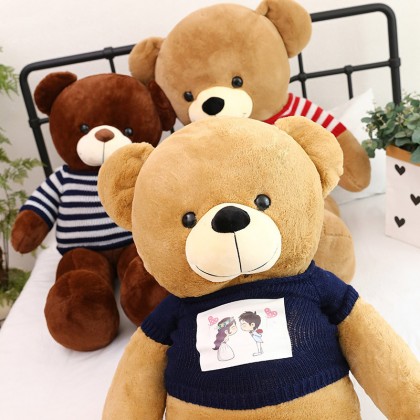 {M'SIA STOCK} Giant Dress Teddy Bear SOFTTOYS/PLUSHTOYS/KIDSTOYS/DOLL 180CM 毛衣泰迪熊娃娃玩具公仔180厘米 Anak Patung {M'SIA STOCK} Giant Dress Teddy Bear SOFTTOYS/PLUSHTOYS/KIDSTOYS/DOLL 180CM 毛衣泰迪熊娃娃玩具公仔180厘米 Anak Patung
