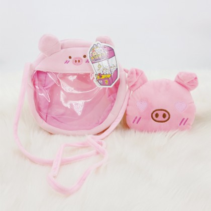 {M'SIA STOCK} Piglet Satchel SOFT TOYS/PLUSH TOYS/KIDS TOYS/DOLL 7INCH 21CM 小猪挎包娃娃玩具公仔 7寸 Anak Patung {M'SIA STOCK} Piglet Satchel SOFT TOYS/PLUSH TOYS/KIDS TOYS/DOLL 7INCH 21CM 小猪挎包娃娃玩具公仔 7寸 Anak Patung