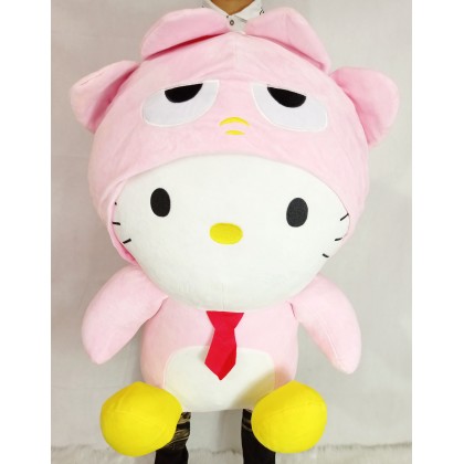 {M'SIA STOCK} XO Hello Kitty Soft Toys/Plush Toys/Kids Toys/Doll 70CM XO带帽凯蒂猫戴帽娃娃玩具公仔70厘米 Anak Patung {M'SIA STOCK} XO Hello Kitty Soft Toys/Plush Toys/Kids Toys/Doll 70CM XO带帽凯蒂猫戴帽娃娃玩具公仔70厘米 Anak Patung