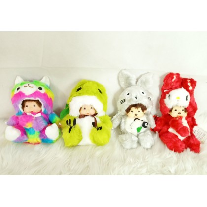 {M'SIA STOCK} Furry Monchhichi Soft Toys/Plush Toys/Kids Toys/Doll 7INCH 21CM 毛绒萌趣趣娃娃玩具公仔 7寸 Anak Patung {M'SIA STOCK} Furry Monchhichi Soft Toys/Plush Toys/Kids Toys/Doll 7INCH 21CM 毛绒萌趣趣娃娃玩具公仔 7寸 Anak Patung