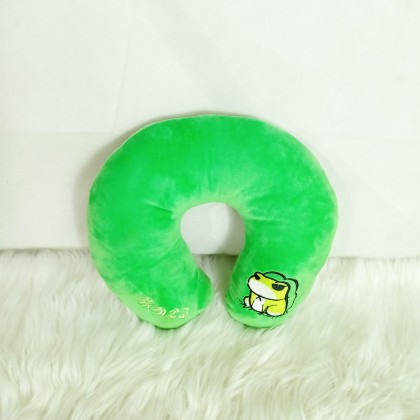 Pillow U-Shape Travel Frog SOFTTOYS/PLUSHTOYS/KIDSTOYS/DOLL U枕青蛙旅行娃娃玩具公仔 Pillow U-Shape Travel Frog SOFTTOYS/PLUSHTOYS/KIDSTOYS/DOLL U枕青蛙旅行娃娃玩具公仔