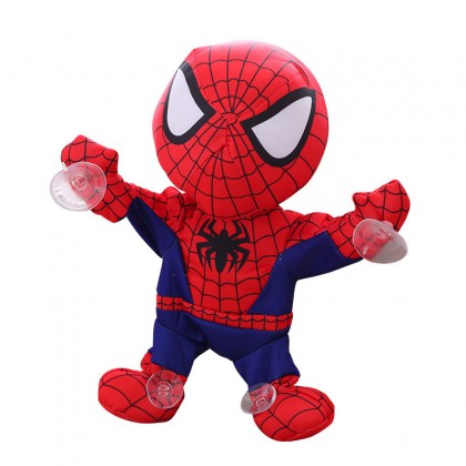 {M'SIA STOCK} Dancing Spiderman Car Glass Plush Toy Can Dance And Sing SOFT TOYS/KIDS TOYS/DOLL 30cm 吸塑跳舞蜘蛛侠娃娃玩具公仔 30厘米 {M'SIA STOCK} Dancing Spiderman Car Glass Plush Toy Can Dance And Sing SOFT TOYS/KIDS TOYS/DOLL 30cm 吸塑跳舞蜘蛛侠娃娃玩具公仔 30厘米