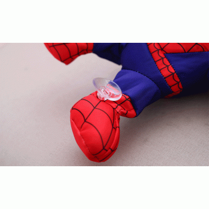 {M'SIA STOCK} Dancing Spiderman Car Glass Plush Toy Can Dance And Sing SOFT TOYS/KIDS TOYS/DOLL 30cm 吸塑跳舞蜘蛛侠娃娃玩具公仔 30厘米 {M'SIA STOCK} Dancing Spiderman Car Glass Plush Toy Can Dance And Sing SOFT TOYS/KIDS TOYS/DOLL 30cm 吸塑跳舞蜘蛛侠娃娃玩具公仔 30厘米