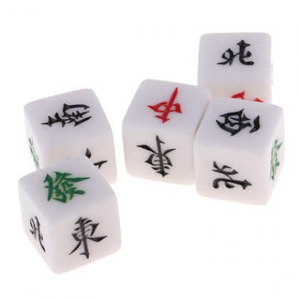 {M'SIA STOCK} 1Pcs North South East West Mahjong Dices 22mm麻将骰子东南西北中發风向色子 {M'SIA STOCK} 1Pcs North South East West Mahjong Dices 22mm麻将骰子东南西北中發风向色子