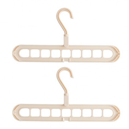 {READY STOCK} Magic Cloth Hanger 2 Way 9 Holes 360 Rotatable Wardrobe Storage Space Saver Tiktok 九孔多功能衣架 Penyangkut Baju {READY STOCK} Magic Cloth Hanger 2 Way 9 Holes 360 Rotatable Wardrobe Storage Space Saver Tiktok 九孔多功能衣架 Penyangkut Baju