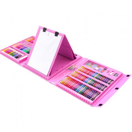 {M'SIA STOCK} 208 Pcs Stationery Kids Painting Board Pen Colour Crayon Marker Pencil Drawing Art Set With Storage Case Children Set Tools 208只儿童彩色笔文具套装Lukisan Set {M'SIA STOCK} 208 Pcs Stationery Kids Painting Board Pen Colour Crayon Marker Pencil Drawing Art Set With Storage Case Children Set Tools 208只儿童彩色笔文具套装Lukisan Set