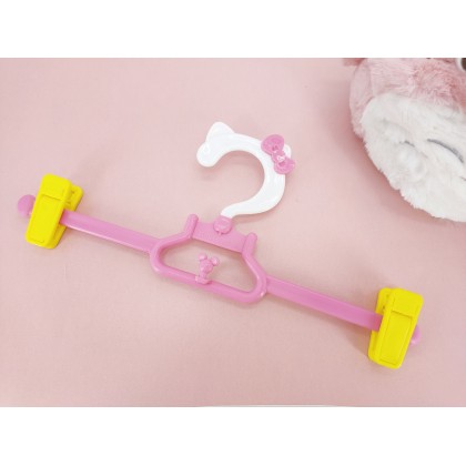 Mickey/Minnie/Hello Kitty/Winnie The Pooh Cartoon Baby Kids Plastic Clothes/Pants Hanger 儿童卡通裤架小孩宝宝塑料实心晾衣架裙