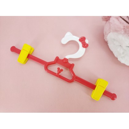 Mickey/Minnie/Hello Kitty/Winnie The Pooh Cartoon Baby Kids Plastic Clothes/Pants Hanger 儿童卡通裤架小孩宝宝塑料实心晾衣架裙