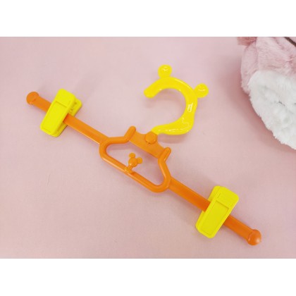 Mickey/Minnie/Hello Kitty/Winnie The Pooh Cartoon Baby Kids Plastic Clothes/Pants Hanger 儿童卡通裤架小孩宝宝塑料实心晾衣架裙
