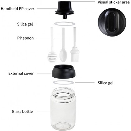 {M'SIA STOCK} Kitchen Glass Seasoning Bottle Spice Jar Sealed Condiment Bottle Household Condiment Jar防潮调味罐Balang Rempah {M'SIA STOCK} Kitchen Glass Seasoning Bottle Spice Jar Sealed Condiment Bottle Household Condiment Jar防潮调味罐Balang Rempah