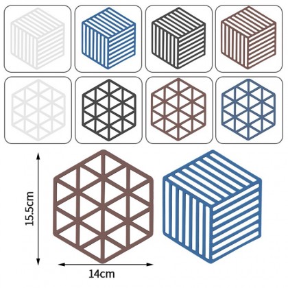 {M'SIA STOCK} Silicone Heat Insulation Pad Nordic Style Anti-heat Hot Pot Table Mat Coaster Pad Cup Mat Coffee Pad 隔热垫防滑 {M'SIA STOCK} Silicone Heat Insulation Pad Nordic Style Anti-heat Hot Pot Table Mat Coaster Pad Cup Mat Coffee Pad 隔热垫防滑