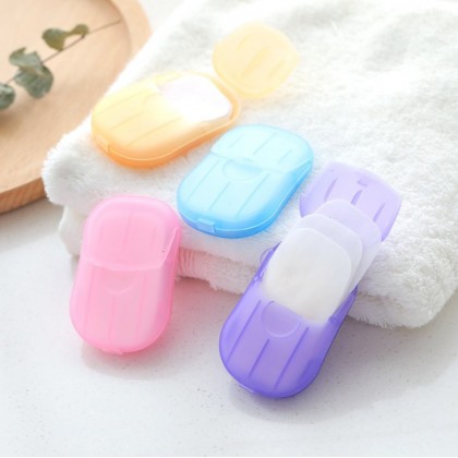 {M'SIA STOCK} Travel Disposable Soap Tablets Boxed Soap Paper Portable Hand Washing Carry 便携户外洗手纸香皂/香皂纸 Kertas Sabun {M'SIA STOCK} Travel Disposable Soap Tablets Boxed Soap Paper Portable Hand Washing Carry 便携户外洗手纸香皂/香皂纸 Kertas Sabun