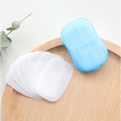 {M'SIA STOCK} Travel Disposable Soap Tablets Boxed Soap Paper Portable Hand Washing Carry 便携户外洗手纸香皂/香皂纸 Kertas Sabun {M'SIA STOCK} Travel Disposable Soap Tablets Boxed Soap Paper Portable Hand Washing Carry 便携户外洗手纸香皂/香皂纸 Kertas Sabun