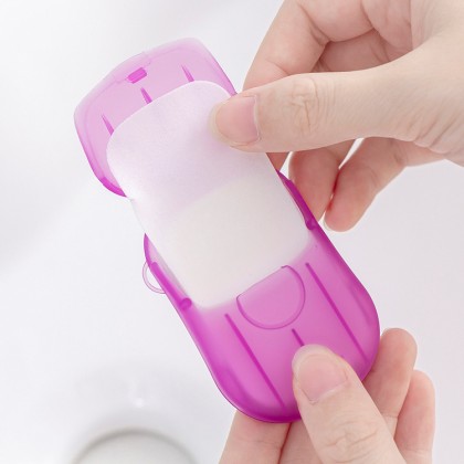 {M'SIA STOCK} Travel Disposable Soap Tablets Boxed Soap Paper Portable Hand Washing Carry 便携户外洗手纸香皂/香皂纸 Kertas Sabun {M'SIA STOCK} Travel Disposable Soap Tablets Boxed Soap Paper Portable Hand Washing Carry 便携户外洗手纸香皂/香皂纸 Kertas Sabun