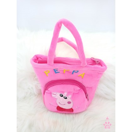 Winnie The Pooh/Peppa Pig/Rilakkuma/Line/Hello Kitty Handbag SoftToys/PlushToys/KidsToys 8inch 24cm 卡通维尼/小猪佩奇/轻松熊手提包包娃娃玩具公仔 8寸 Winnie The Pooh/Peppa Pig/Rilakkuma/Line/Hello Kitty Handbag SoftToys/PlushToys/KidsToys 8inch 24cm 卡通维尼/小猪佩奇/轻松熊手提包包娃娃玩具公仔 8寸