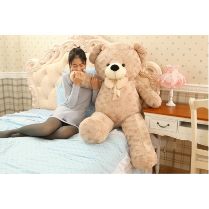 {M'SIA STOCK} Polka Dot Tie Teddy Bear SOFTTOYS/PLUSHTOYS/KIDSTOYS/DOLL 80CM 波点领结泰迪熊娃娃玩具公仔80厘米 Anak Patung {M'SIA STOCK} Polka Dot Tie Teddy Bear SOFTTOYS/PLUSHTOYS/KIDSTOYS/DOLL 80CM 波点领结泰迪熊娃娃玩具公仔80厘米 Anak Patung