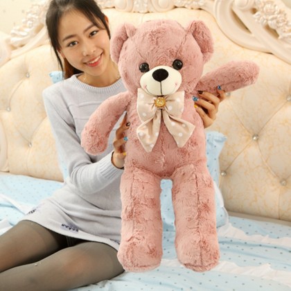 {M'SIA STOCK} Polka Dot Tie Teddy Bear SOFTTOYS/PLUSHTOYS/KIDSTOYS/DOLL 80CM 波点领结泰迪熊娃娃玩具公仔80厘米 Anak Patung {M'SIA STOCK} Polka Dot Tie Teddy Bear SOFTTOYS/PLUSHTOYS/KIDSTOYS/DOLL 80CM 波点领结泰迪熊娃娃玩具公仔80厘米 Anak Patung