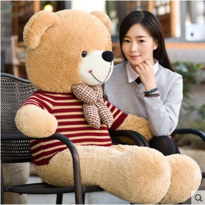 Dress Teddy Bear SOFTTOYS/PLUSHTOYS/KIDSTOYS/DOLL 80CM 毛衣泰迪熊娃娃玩具公仔80厘米 Dress Teddy Bear SOFTTOYS/PLUSHTOYS/KIDSTOYS/DOLL 80CM 毛衣泰迪熊娃娃玩具公仔80厘米