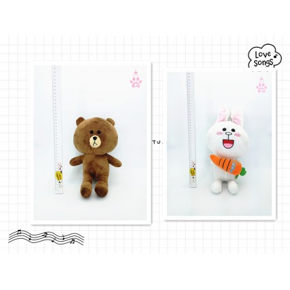 Line Brown Friend SoftToys/PlushToys/KidsToys 25-35cm 布朗熊家族娃娃玩具公仔25厘米-35厘米 Line Brown Friend SoftToys/PlushToys/KidsToys 25-35cm 布朗熊家族娃娃玩具公仔25厘米-35厘米