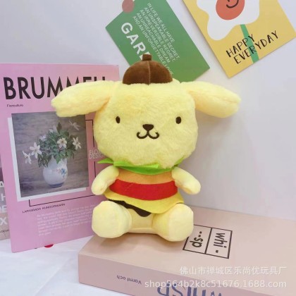 Burger Pom Pom Purin 40CM 汉堡布丁狗 40厘米 Burger Pom Pom Purin 40CM 汉堡布丁狗 40厘米