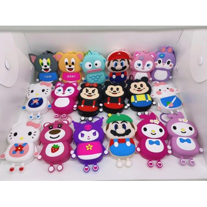 Mini Cartoon Coin Purse Key Chain 卡通迷你零钱包钥匙圈 Mini Cartoon Coin Purse Key Chain 卡通迷你零钱包钥匙圈