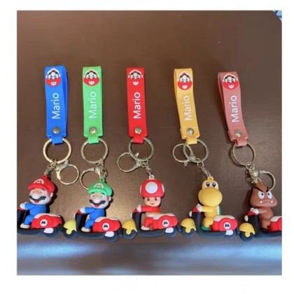 Motorbiker Super Mario Key Chain 骑车手超级马力欧钥匙圈 Motorbiker Super Mario Key Chain 骑车手超级马力欧钥匙圈