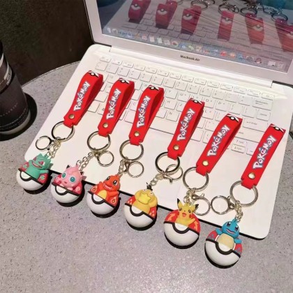 Pokeball Pokemon Key Chain 精灵球宝可梦钥匙圈 Pokeball Pokemon Key Chain 精灵球宝可梦钥匙圈