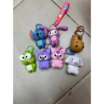 Blow Bubble Cartoon Key Chain 卡通吹泡泡捏捏乐钥匙圈 Blow Bubble Cartoon Key Chain 卡通吹泡泡捏捏乐钥匙圈